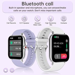 Colesma Smartwatch for Women(Answer/Make Call), Waterproof Fitness Tracker with Health Monitor Heart Rate/Blood Pressure/Blood Oxygen, 1.69" HD Full Touch Screen Smart Watch for iPhone & Android