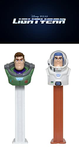 PEZ Buzz Lightyear Candy Dispenser Set – Buzz Lightyear Alpha Class And Buzz Lightyear XL PEZ Dispensers With Extra Pez Candy Refills