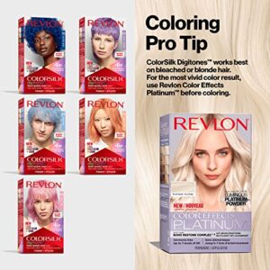 Revlon Permanent Hair Color ColorSilk Digitones with Keratin, 95D Pastel Pink (Pack of 1)