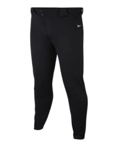 nike men's vapor select baseball pants (as1, alpha, l, regular, regular, team black/team white)