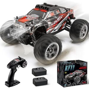 fuuy remote control car boy 8-12 fast rc cars for boys 1/16 42km/h high-speed 4wd rc car with two batteries off-road waterproof truck kids adults hobby toy cars for all terrain gift kids