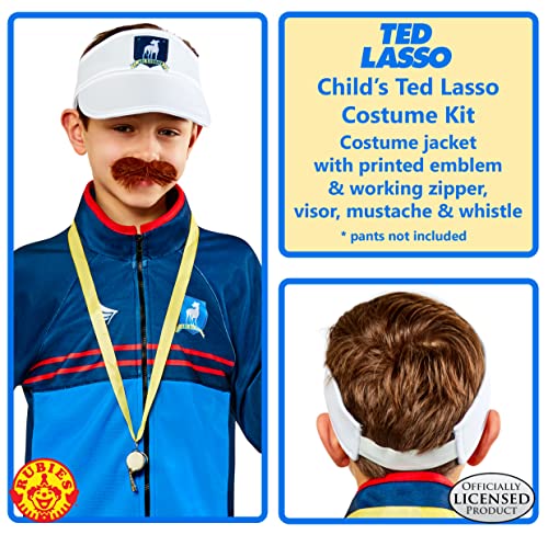 Rubie's Child's Ted Lasso Costume Kit, As Shown, Medium