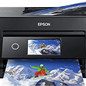 Epson Expression Premium XP-7100 All-in-One Color Inkjet Printer - Print Scan Copy - 15 ppm, 5760 x 1440 dpi, 8.5 x 14, Auto 2-Sided Printing, 30-Page ADF, Card Slot, Printable CD/DVD