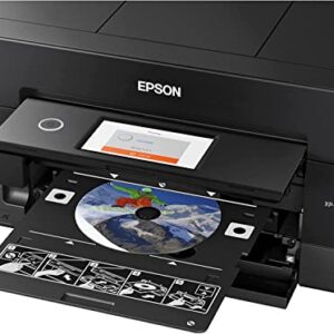 Epson Expression Premium XP-7100 All-in-One Color Inkjet Printer - Print Scan Copy - 15 ppm, 5760 x 1440 dpi, 8.5 x 14, Auto 2-Sided Printing, 30-Page ADF, Card Slot, Printable CD/DVD