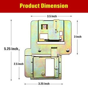 Generator Interlock Kit Compatible with Siemens and Murray, ECSBPK03 Mechanical Interlock Kit Between The Main Breaker Powered by Utility Power and Generator Powered by Standby Power.