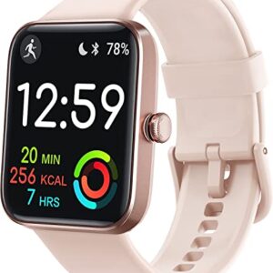 aeac Smart Watch for Women Men,1.69" Touch Screen Fitness Tracker for iPhone Android Phone IP68 Waterproof,Finess Watch with Step Calorie Counter Sleep Monitoring Pedometer Watches