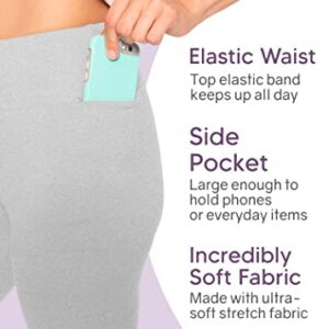 Women's DTY High Waist Bootcut Yoga Pants with Pocket Purple X-Large