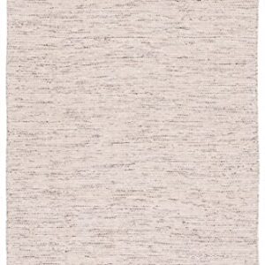 Safavieh Vermont Collection Area Rug - 9' x 12', Beige & Ivory, Handmade Wool, Ideal for High Traffic Areas in Living Room, Bedroom (VRM807B)