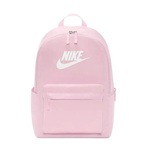 nike heritage backpack - 2.0 (pink foam/pink foam/white)