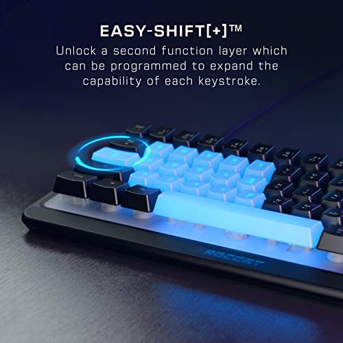 ROCCAT Magma Mini - 60% RGB Gaming Keyboard with 5 Programmable Lighting Zones, Membrane Key switches, Programmable Function Layers, Anti-Ghosting, & Spill Resistance - Black