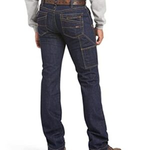 ARIAT Men's Flame Resistant M7 Slim DuraStretch Workhorse Stackable Straight Leg Jean, Rinse