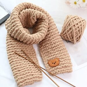 100g/ball Chenille Velvet Yarn Cotton Baby Wool DIY Hand Knitted Sweater Knitting Wool Thick Warm Crochet Knitting Yarns