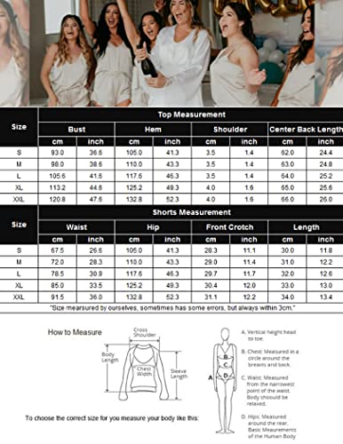 Ekouaer Silk Pajamas for Women Cute Pj Ruffled Nightwear Tank and Shorts Sleepwear Set White M