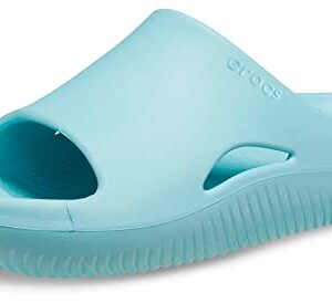 Crocs Unisex Mellow Slides Sandal, Pure Water, 4 US Men