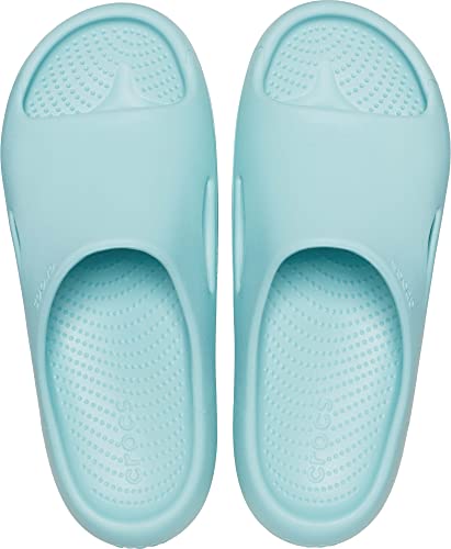 Crocs Unisex Mellow Slides Sandal, Pure Water, 4 US Men