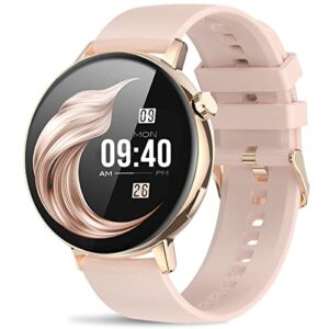 podoeil smart women's watch with bluetooth calling, activity tracker and smartwatch for android phones and iphones, sleep/health monitor, pedometer watch