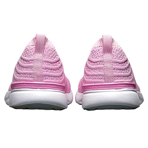 Athletic Propulsion Labs Women's Techloom Wave Shoe, Soft Pink/Bleached Pink/Melange, 7.5