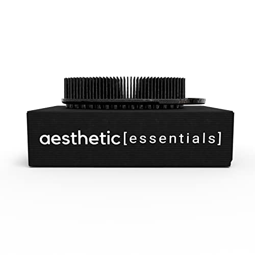 Aesthetic Essentials - The Body Scrubber, Black Premium Silicone Scrubber, Exfoliate and Nourish Your Skin, Long Lasting, The Better Way to Clean