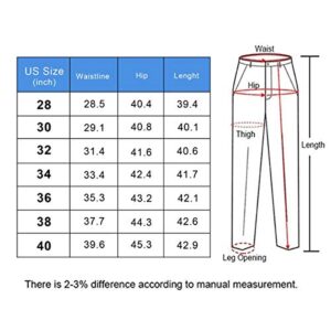 HUNGSON Men's Slim Fit Jeans 7 Pockets Stretch Skinny Denim Pencil Pants Nova Fashion