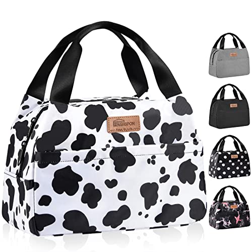 HOMESPON Lunch Bags for Women Insulated Cute Lunch Box loncheras para mujer Reusable Zipper Cooler Tote Bag Lunchbag for Picnic Work Camping