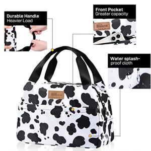 HOMESPON Lunch Bags for Women Insulated Cute Lunch Box loncheras para mujer Reusable Zipper Cooler Tote Bag Lunchbag for Picnic Work Camping