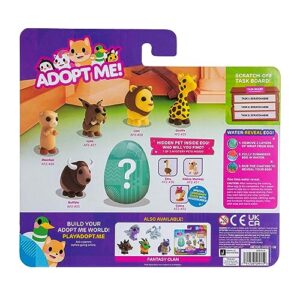 Adopt Me! Pets Multipack Animal Life - Hidden Pet - Top Online Game - Fun Collectible Toys for Kids Featuring Your Favorite Pets, Ages 6+