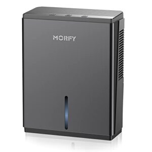 morfy portable quiet dehumidifiers for home, 6800 cubic feet(700sq ft) 85 oz small with drain hose and auto shut off for bedroom bathroom rv laundry room or closet