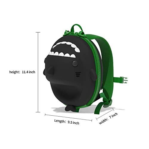 MAISON MISFITS 15 3D Shark Toddler Backpack Kids Animal Cartoon Preschool Mini Schoolbag Children for Girls Boys Hard Shell