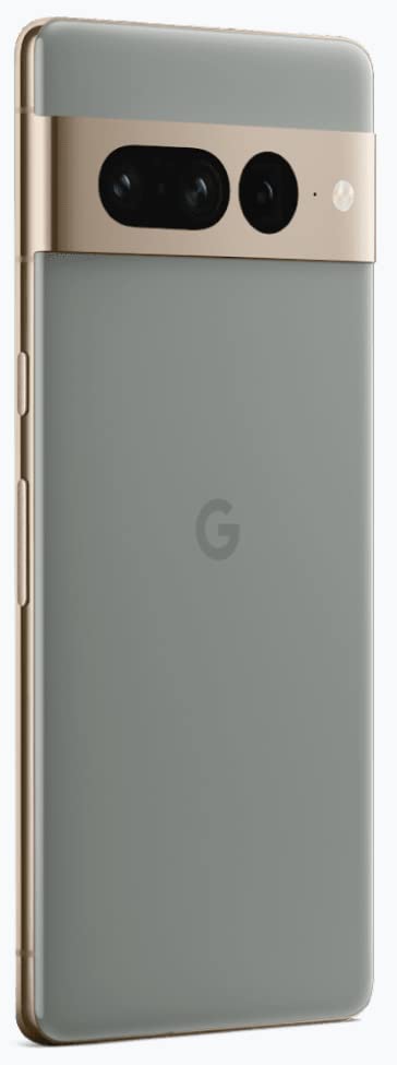 Google Pixel 7 Pro 5G 128GB 12GB RAM 24-Hour Battery Factory Unlocked for GSM Carriers Global Version - Hazel (Renewed)