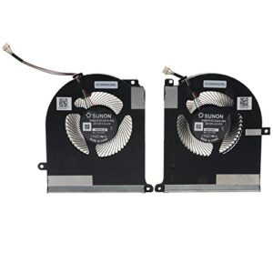 replacement cpu+gpu cooling fan for dell alienware area 51m r2 rtx 2080 tw5y8 tpv77 dc28000q3sl dc28000q4sl dc 12v