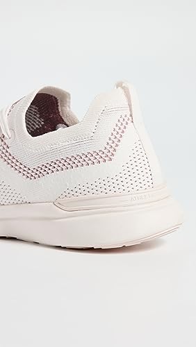 APL: Athletic Propulsion Labs Women's Techloom Breeze Sneakers, Ivory/Almond, Pink, White, 9 Medium US