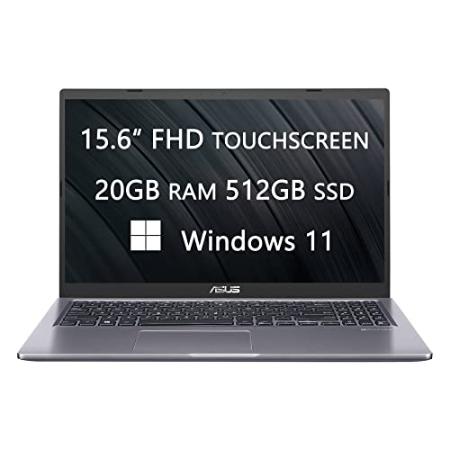 ASUS VivoBook 15 FHD Touchscreen laptop, 2023 Newest Upgrade, Intel Core i3-1115G4, Dual-core, 20GB RAM, 512GB SSD, Backlit Keyboard, Ethernet, Webcam, Wi-Fi, Bluetooth, Windows 11, LIONEYE HDMI Cable