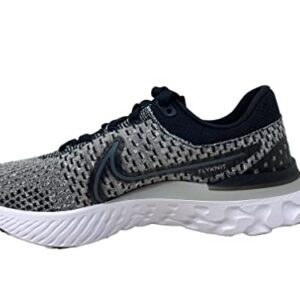 Nike Men's React Infinity Run Flyknit 3 Running Shoes, Black/DK Smoke Grey-Grey Fog, 11.5 M US