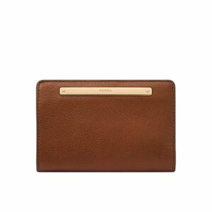 fossil women's liza leather wallet multifunction, brown (model: sl7986g200)