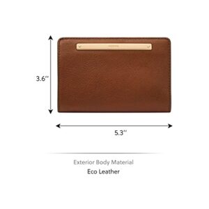 Fossil Women's Liza Leather Wallet Multifunction, Brown (Model: SL7986G200)