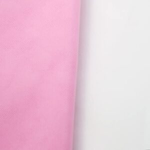 BIT.FLY 54" x 20 Yards Light Pink Tulle Fabric Rolls Bolt for Wedding Party Baby Shower Decor Tutu Spool Tulle Ribbon Wraping