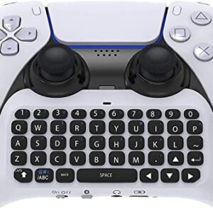 Rzzhgzq Wireless Controller Keyboard for PS5 Wireless Controller Keyboard for PS5 Mini Game Keyboard Built-in Speaker & 3.5MM Audio Jack for Playstation 5