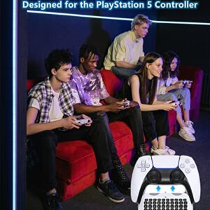 Rzzhgzq Wireless Controller Keyboard for PS5 Wireless Controller Keyboard for PS5 Mini Game Keyboard Built-in Speaker & 3.5MM Audio Jack for Playstation 5