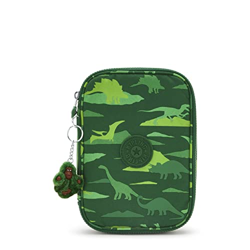 Kipling 100 Pens Printed Case Jurrasic Jungle