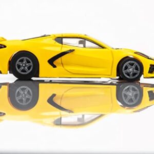 AFX/Racemasters Corvette C8 Accelerated Yellow AFX22013 HO Slot Racing Cars