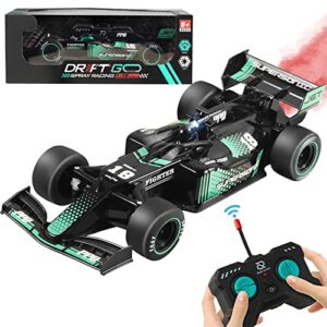dolive f1 remote control car, 1:18 rc car for boys toys age 6-8, model rc drift cars display scale high-speed fast hobby racing batteries rotating toy, birthday gift for ages 8-13