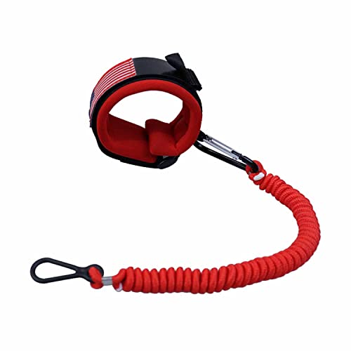 8M0092850 Boat Kill Switch Lanyard, Big Wrist Strap for Boat Outboard Mercruiser Marine Replace 15920T54 15920A54, 54 Inch/137CM Long Boat Engine Emergency Stop Switch Safety Lanyard Cord - Red