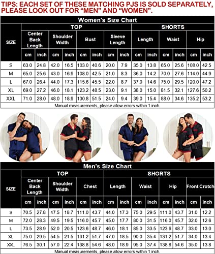 SWOMOG Women's Two Pieces Pajamas Sets Short Sleeve Plus Size Silk Satin Sleepwear Loose PJs Set Loungewear Deep Grey