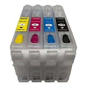 inkpro compatible replacement for 802xl 812xl 822xl alternative no chip refillable ink cartridge 802 812 822 use with wf- 7840 wf-4830 ec-4020 printers