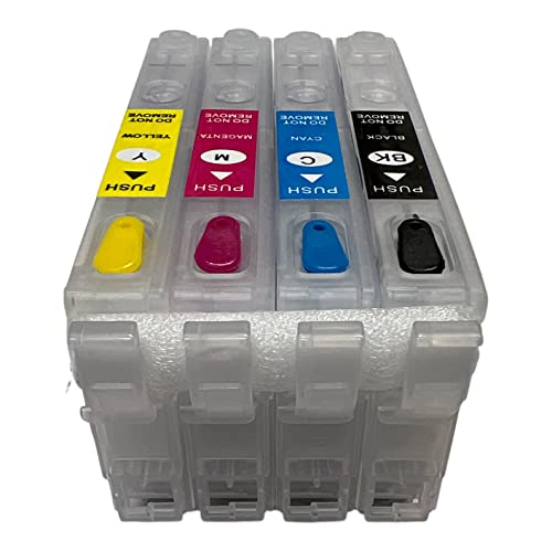 Inkpro Compatible Replacement for 802XL 812XL 822XL Alternative No Chip Refillable Ink Cartridge 802 812 822 Use with WF- 7840 WF-4830 EC-4020 Printers