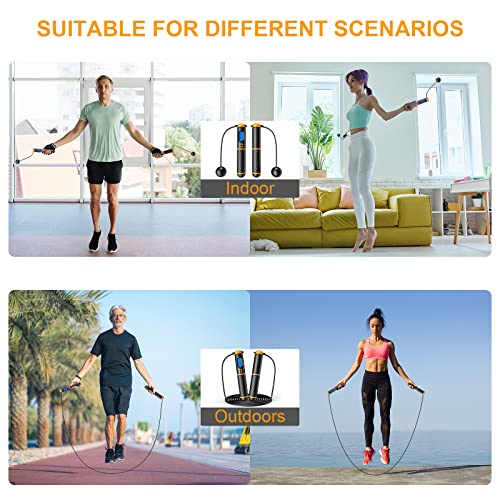 Smart Jump Rope, Multifun Speed Skipping Rope with Calorie Counter