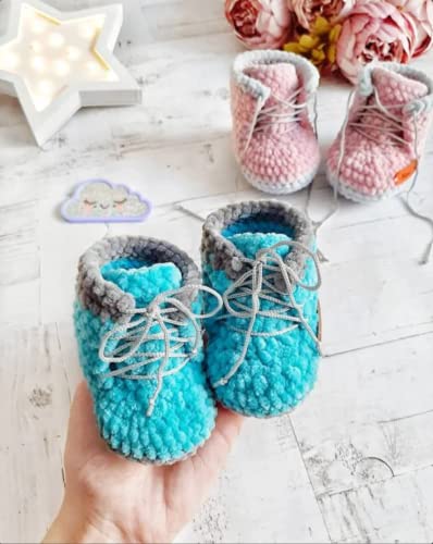 Troyarn Velvet Chenille Baby Blanket Yarn Amigurumi Yarn for Crocheting and Knitting Super Bulky 100 gr (132 yds) (10132 - Dark Green)