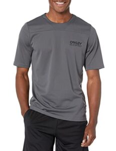 oakley unisex adult factory pilot lite mtb jersey ii t-shirt, uniform grey, xx-large us