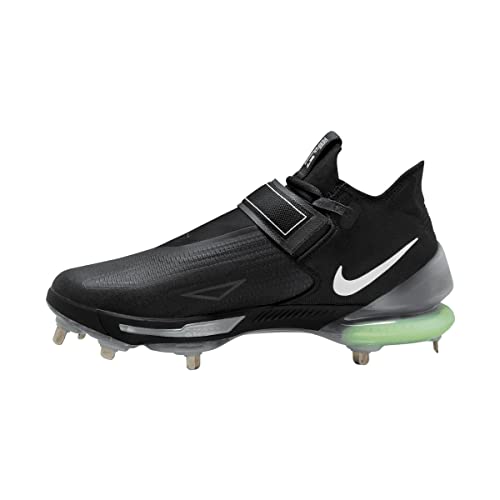 Nike mens Force Zoom Trout 8 Elite Metal Baseball Cleats Shoes, Black Gray, 12