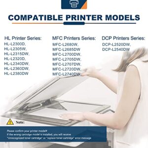 ANKINK High Yield TN660 TN630 Black Toner Cartridge Replacement for Brother TN-660 630 to Use with MFC-L2700DW L2720DW L2740DW HL-L2300D L2320D L2360DW L2380DW DCP-L2540DW Laserjet Printer（4 Pack）